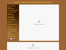 Tablet Screenshot of everhart-lumber.com